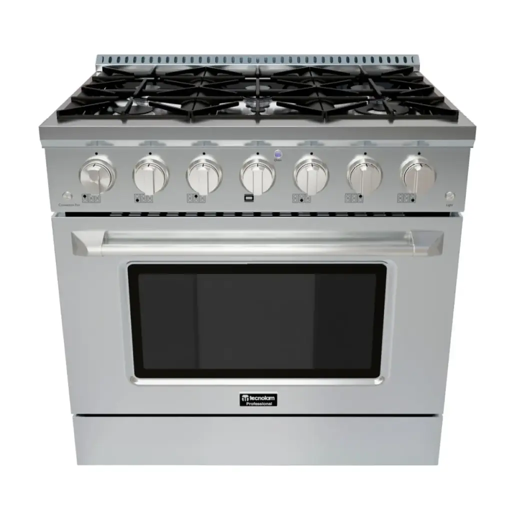 Estufa Profesional Tecnolam 36" Acero Inoxidable Full gas 