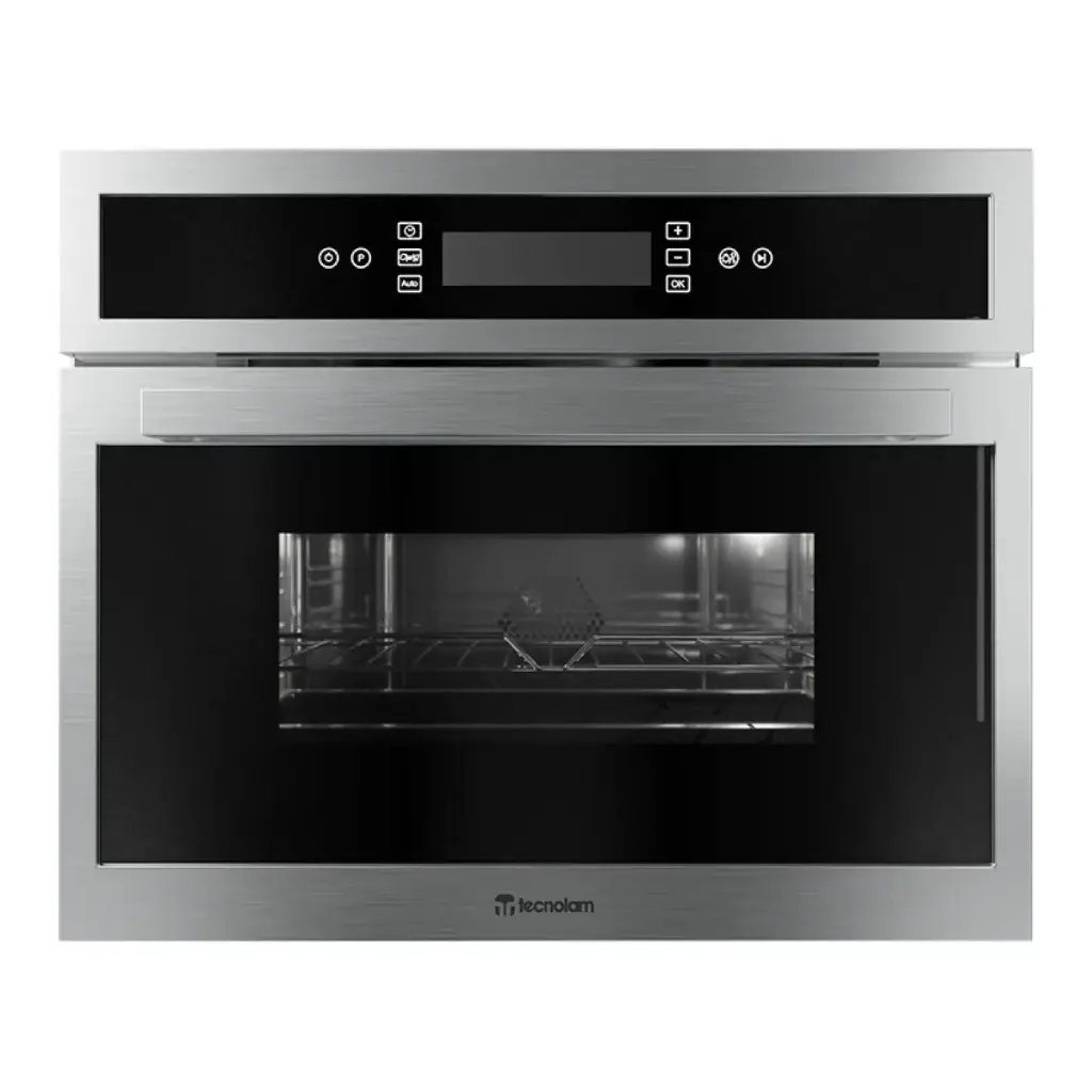 Microondas Con Conveccion + Grill Tecnolam 45 cm. Acero Inoxidable