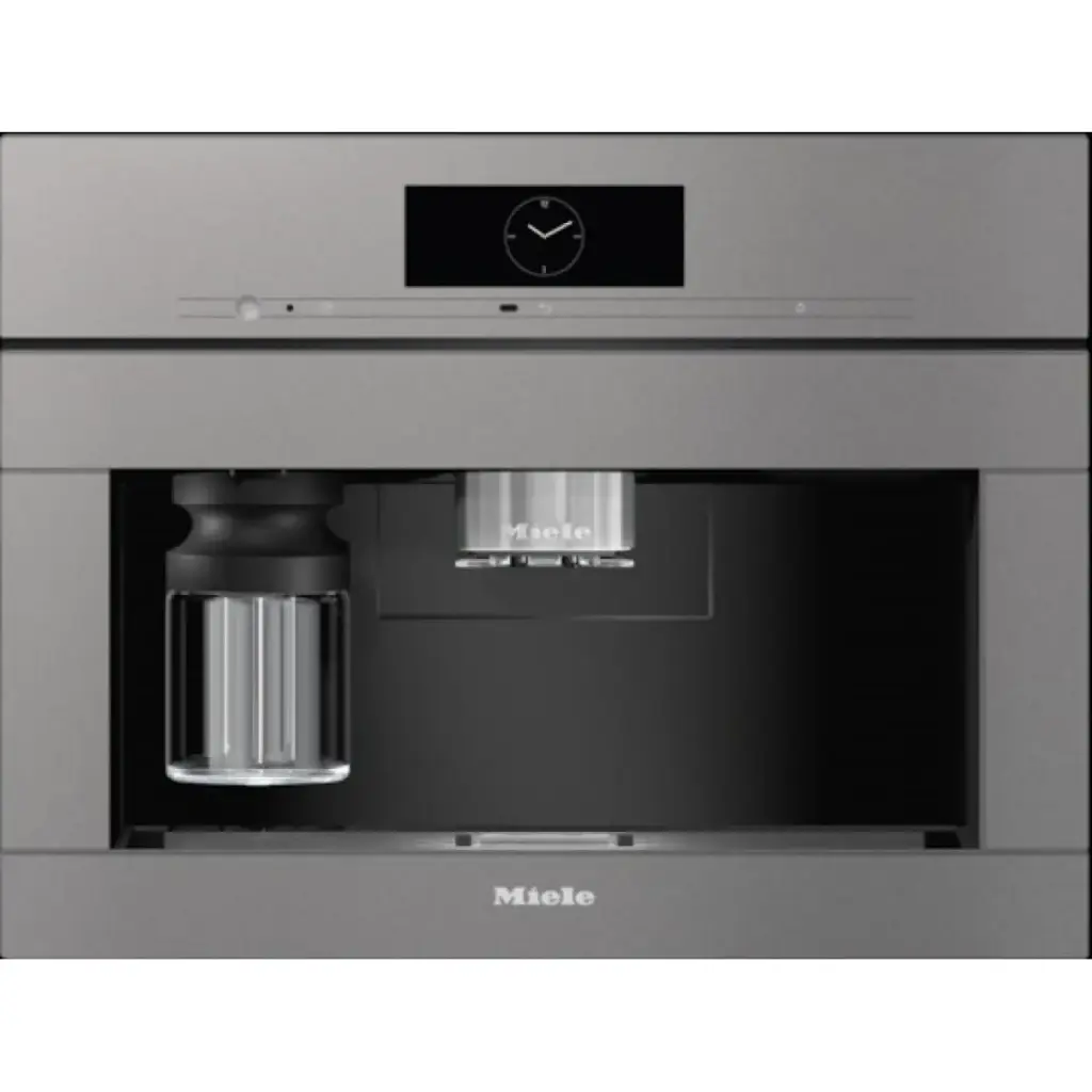 Cafetera 24" Miele Empotrable Graphite Grey
