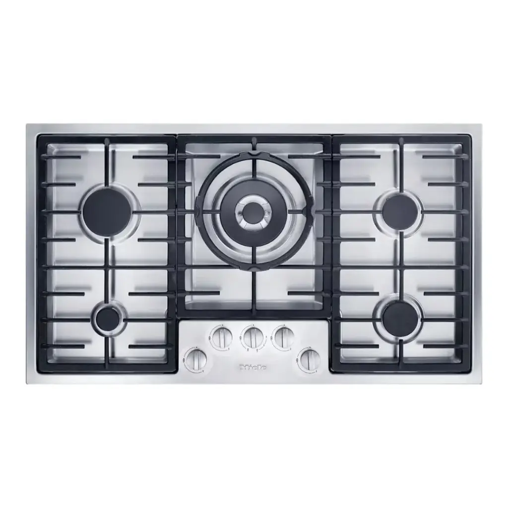 Parrilla 36" Miele con 5 Quemadores de Gas Acero inoxidable