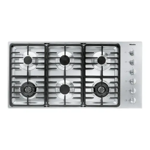 [KM 3485 LP] Parrilla 43" Miele con 6 Quemadores de Gas Acero inoxidable