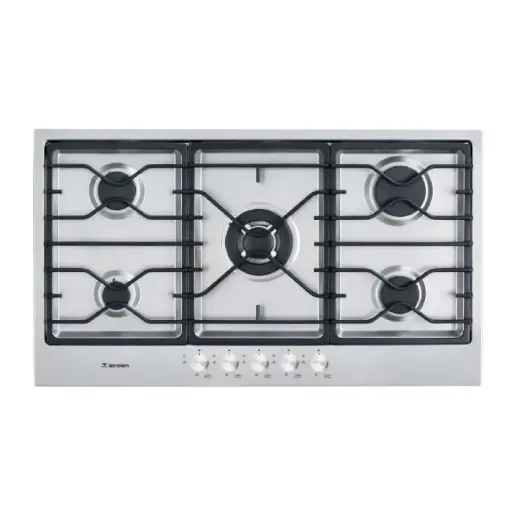 [FLAT915.AC] Parrilla De gas Tecnolam 91 cm. Acero Inoxidable